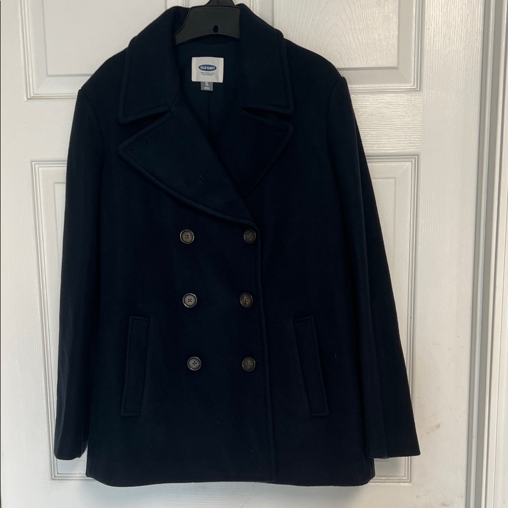 Old Navy Navy Blue Pea Coat